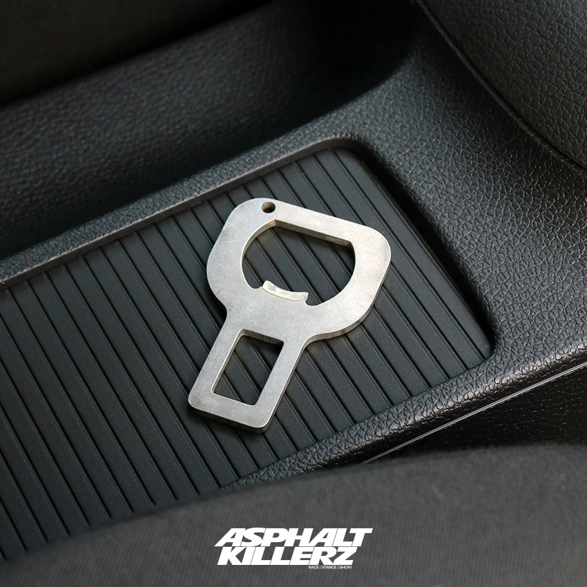 Seatbelt Chime Delete + Bottle Opener - Volkswagen Audi Porsche MINI cooper  with airbags removed
