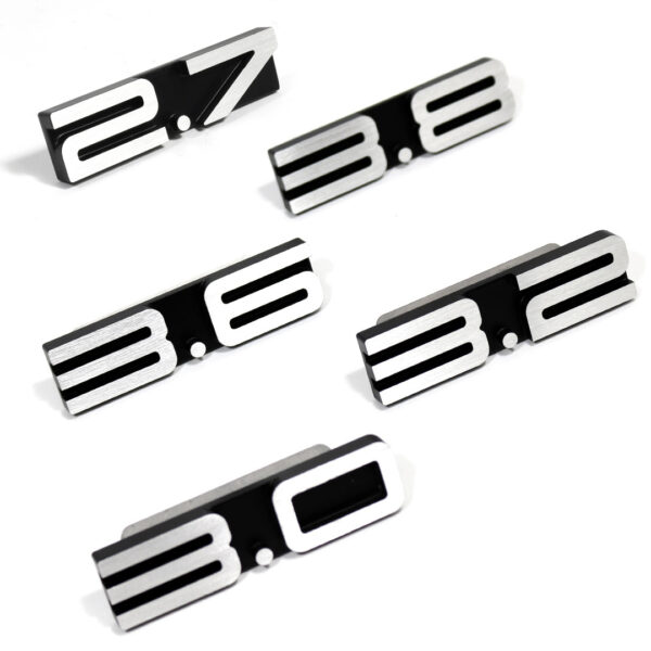 Billet CNC Engine Displacement Badge / Emblem for Porsche 911