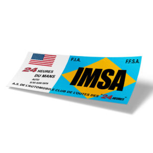 24 Heures Du Mans 1979 Vintage IMSA Racing Sticker