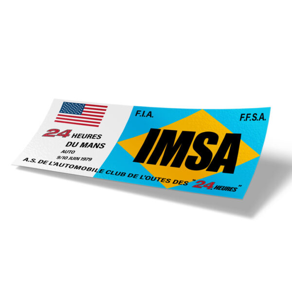 24 Heures Du Mans 1979 Vintage IMSA Racing Sticker