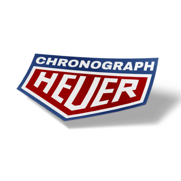 Chronograph Heuer Red Blue Vintage Porsche IMSA Racing Sticker