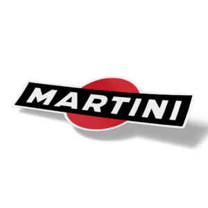 Martini Racing Vintage Porsche IMSA Racing Sticker