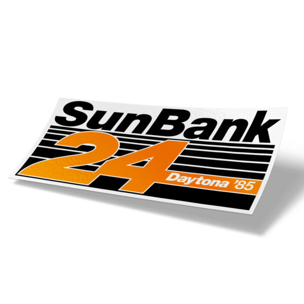 Sunbank 24 Daytona's 85 Vintage IMSA Racing Sticker