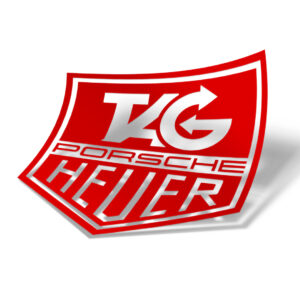 Tag Heuer Red Vintage Porsche (No background) IMSA Racing Sticker
