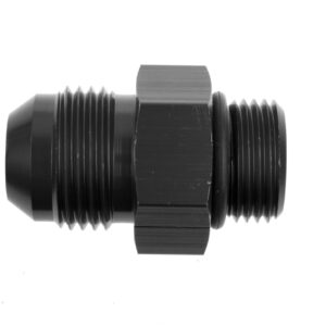 RedHorse Black -8AN male to -8AN o-ring port adapter (high flow radius ORB)