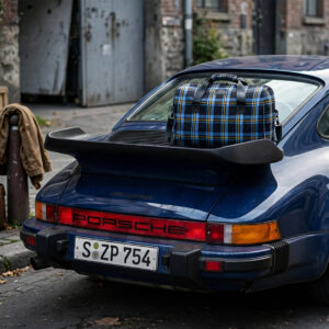 The Art of Driving 914 Tartan Weekender Bag — Built for the Drive