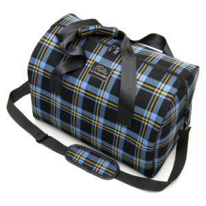 The Art of Driving 914 Tartan Weekender Bag — Built for the Drive