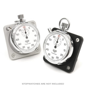 Dashboard Single Stopwatch Holder Mounting plate for Rally / Race Car