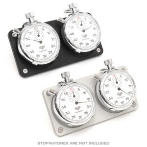 Dashboard Twin Stopwatch Holder Mounting plate for Rally / Race Car