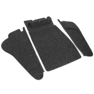Black Frunk trunk Mat for Porsche 911 G- body German Square Weave Carpet