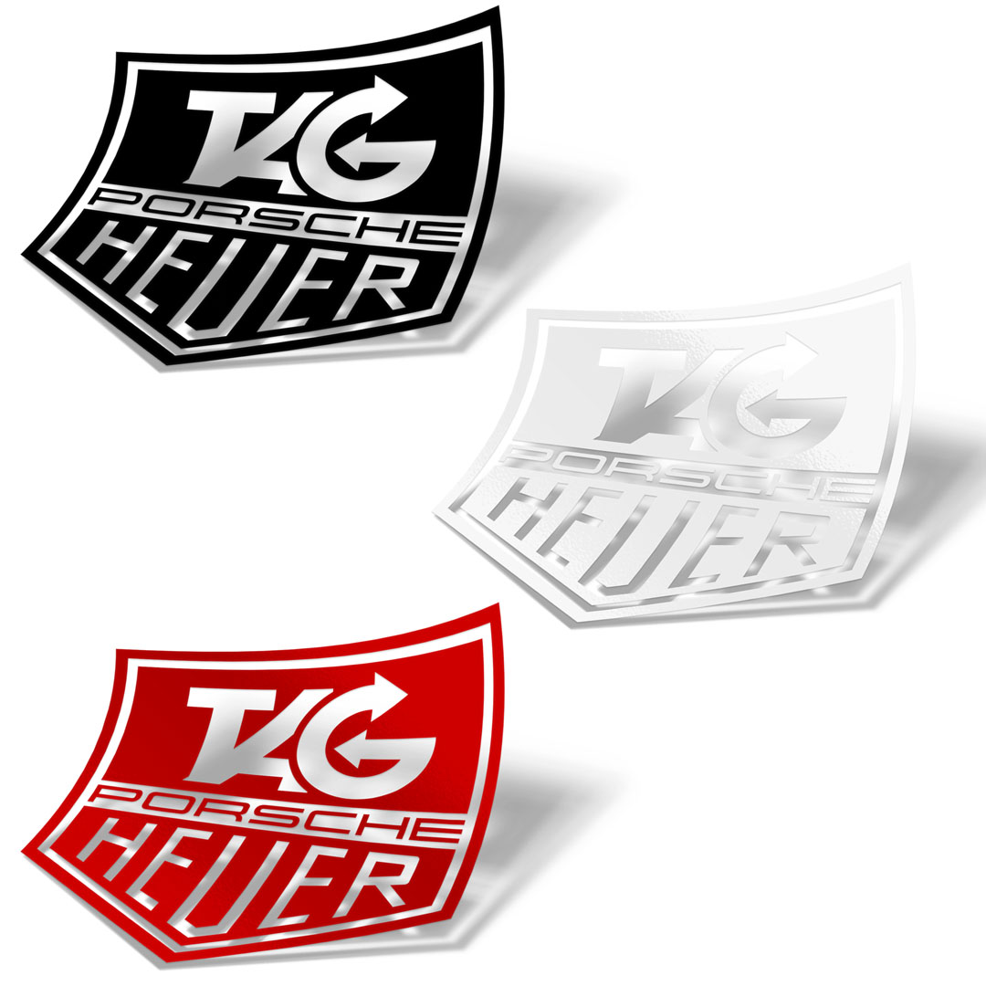 Tag Heuer Vintage Porsche (No background) IMSA Racing Sticker