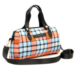 The Art of Driving Spirit of Le Mans Racing Blue Orange Purse  — Built for the Drive
