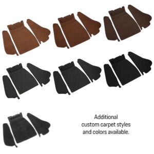 1979-1989 Frunk trunk Mat for Porsche 911 G- body German Square Weave Carpet with Brake Booster