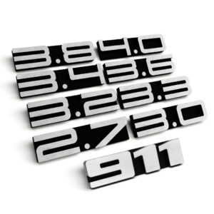 Billet CNC Engine Displacement Badge / Emblem for Porsche 911