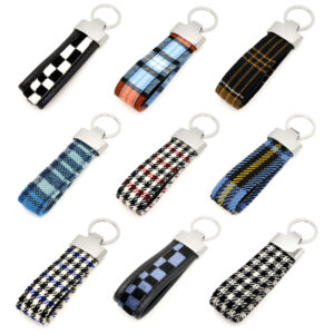 The Art of Drive Fabric Key Chain Fob for Porsche enthusiast