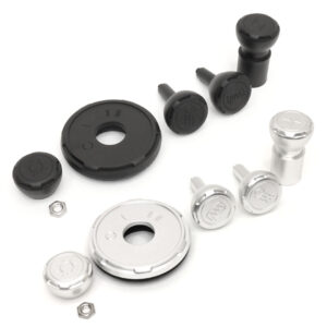 G-Body Carrera 3.2 Billet Knobs & Key Bezel Set for Porsche 911 1984-89 Outlaw Backdate Resto-Mod