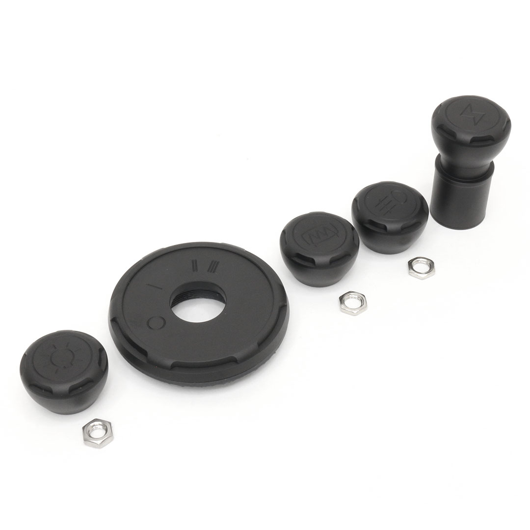 G-Body 1974-1983 Billet Knobs & Key Bezel Set for Porsche 911 Outlaw Backdate Resto-Mod - Image 6