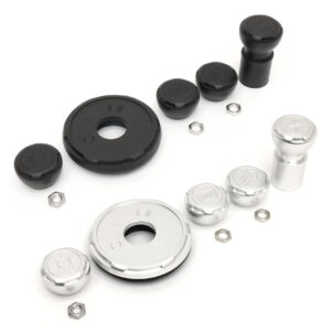 G-Body 1974-1983 Billet Knobs & Key Bezel Set for Porsche 911 Outlaw Backdate Resto-Mod