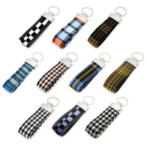 The Art of Drive Fabric Key Chain Fob for Porsche enthusiast